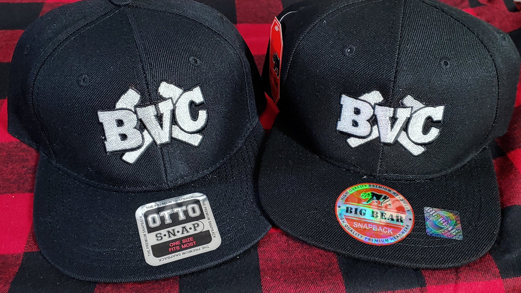 Black Snapback Hat - BVC Hammers